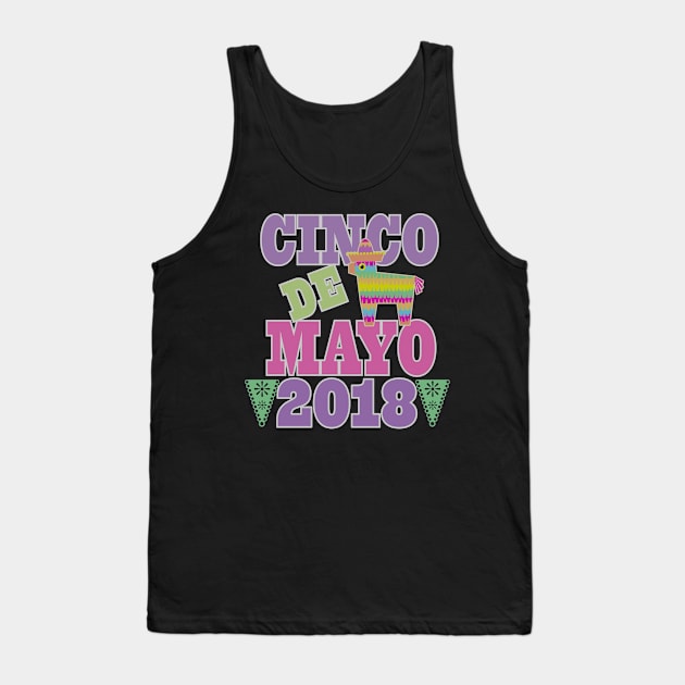 Cinco De Mayo Pinata 2020 Tank Top by teudasfemales